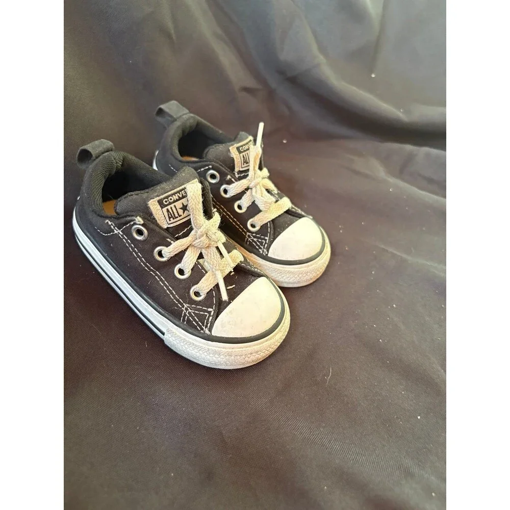 Converse size toddler 5 c chucks black sneaker shoes